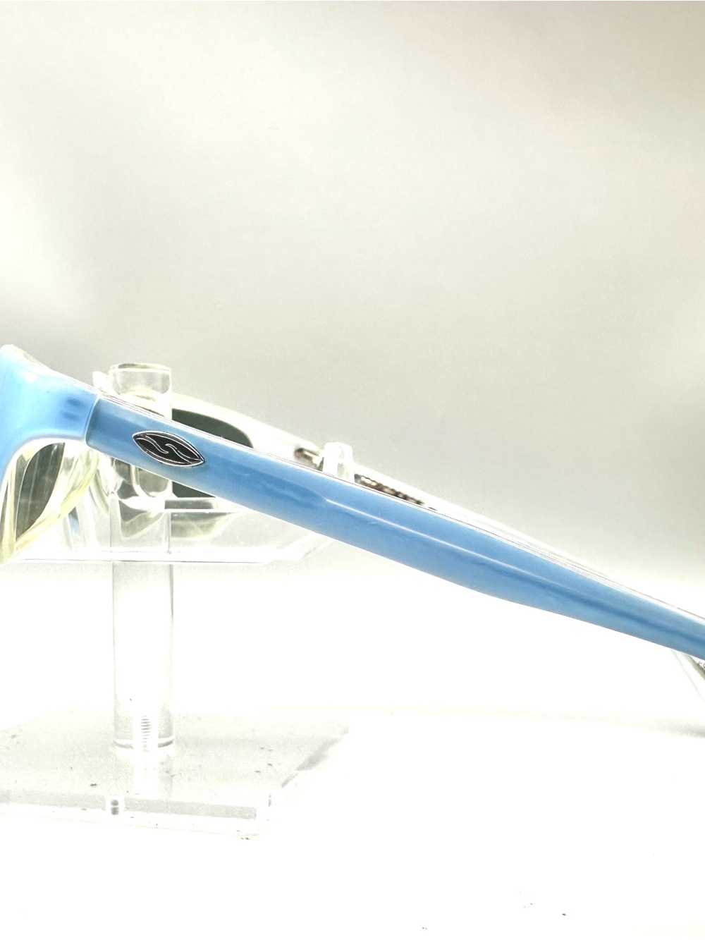 Smith Southbound Sunglasses Light Blue Frame Glass Lens Sport Wrap - Picture 4 of 7